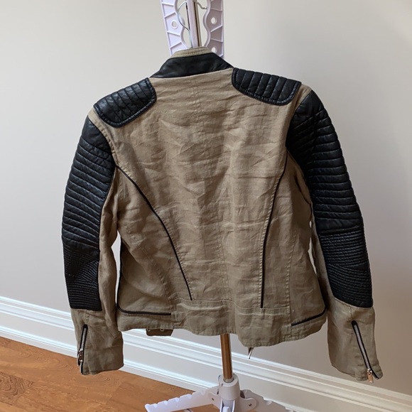 BLANKNYC fabric and pleather jacket. Size L. - Picture 2 of 2